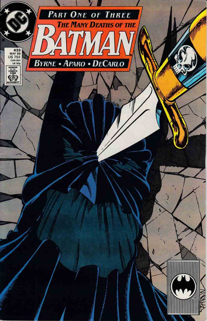 Batman #433 - The Many Deaths of the Batman Pt.1 released by DC Comics on May 1, 1989