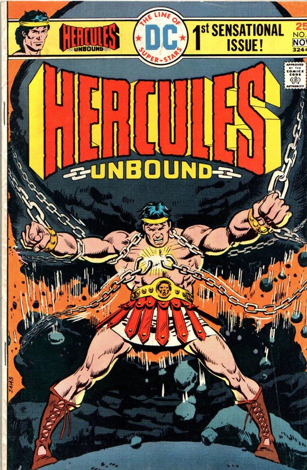Hercules Unbound #1 released by DC Comics on November 1, 1975