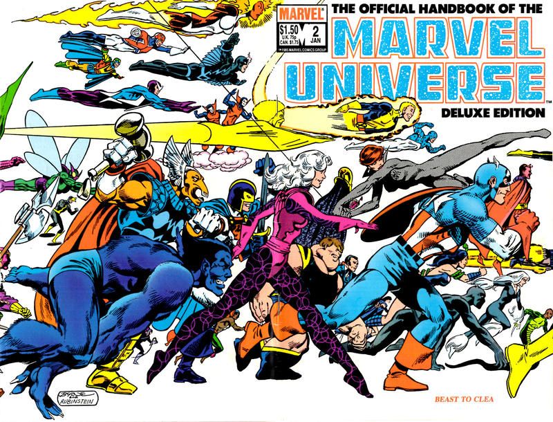 The Official Handbook of the Marvel Universe #2 - Beast To Clea