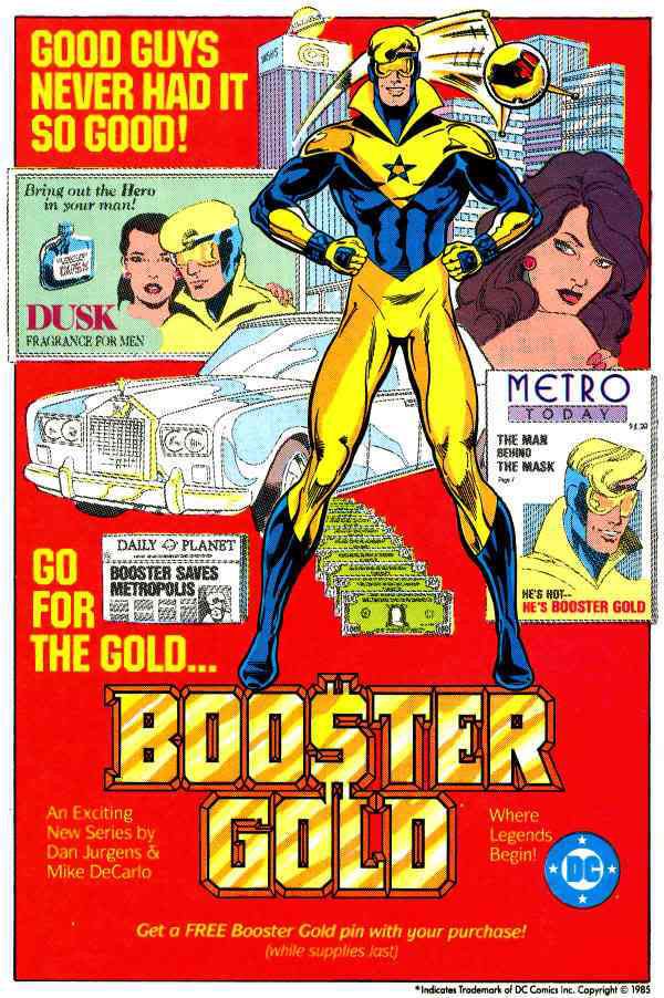House Ad for Booster Gold (1985)