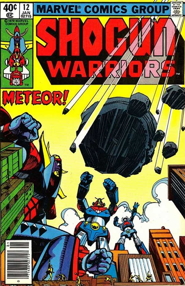 Shogun Warriors #12 - The Moon Menace! released by Marvel on January 1, 1980