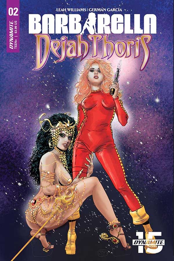 Barbarella/Dejah Thoris #2 released by Dynamite Entertainment on February 2019