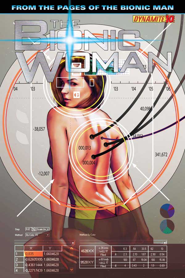The Bionic Woman #10 released by Dynamite Entertainment on July 2013