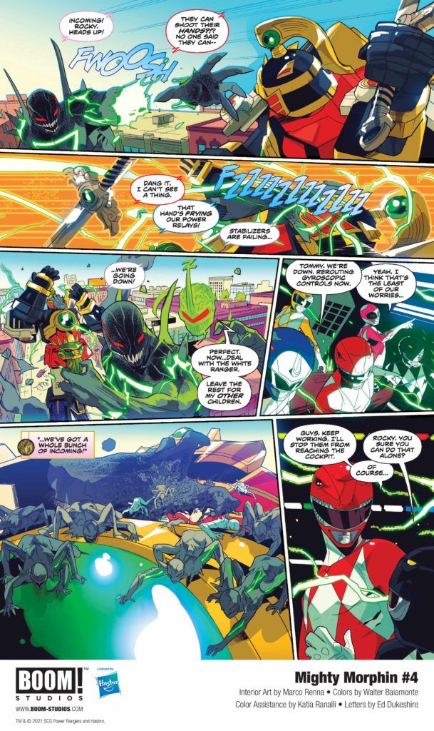 MIGHTY MORPHIN #4 from BOOM! Studios