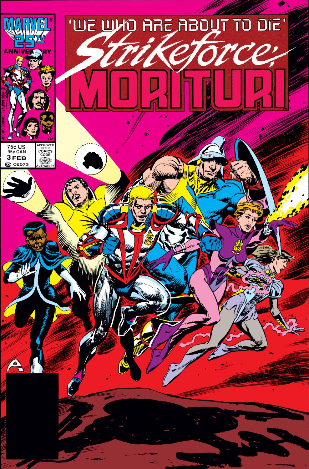 Strikeforce: Morituri #3 - Paths of Glory released by Marvel on February 1, 1987