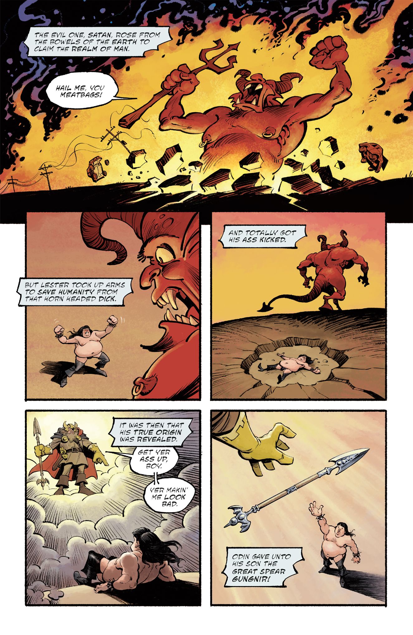 Lester of the Lesser Gods #1 (Dark Horse) - First Look