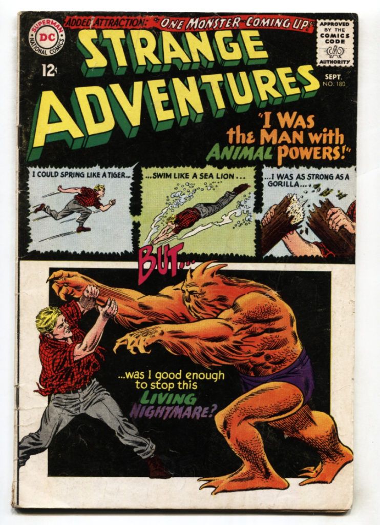 Animal Man (July 29, 1965) This Day In Comics - Strange Adventures #180