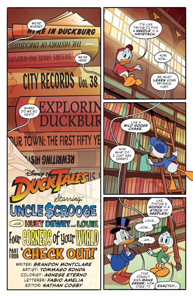 DuckTales #4: Scrooge's Library Treasure Hunt