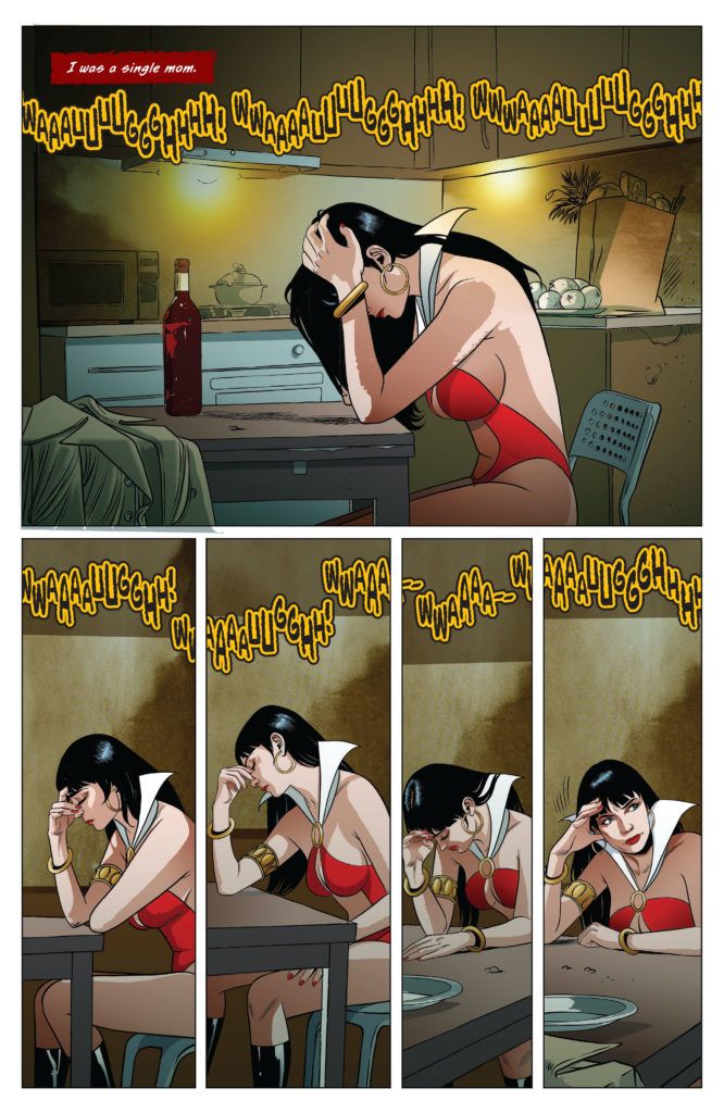 Vampirella #1: Motherhood and Apocalypse (