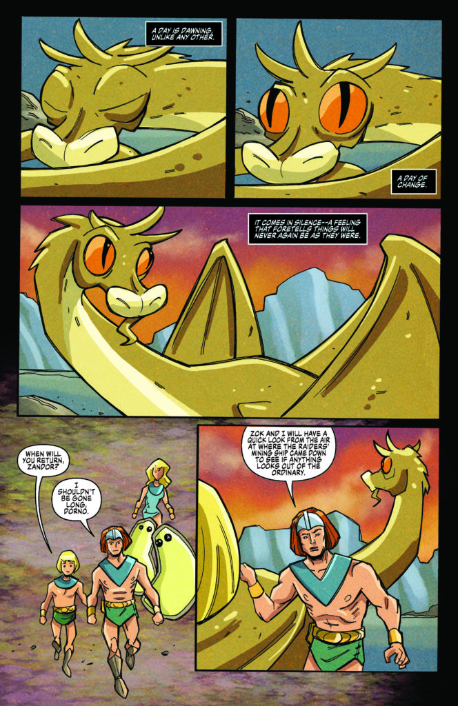 Dynamite: Herculoids #4 Zok Takes Flight