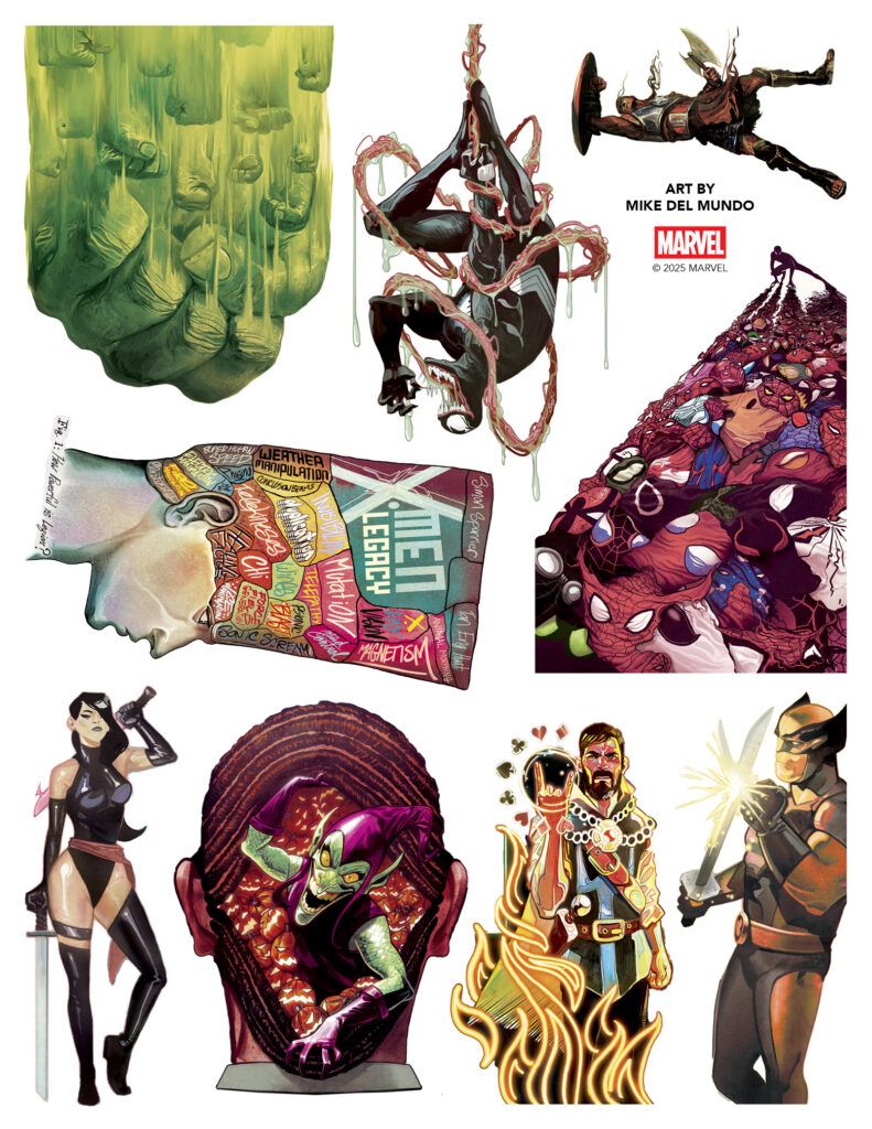 The Marvel Art of Mike Del Mundo