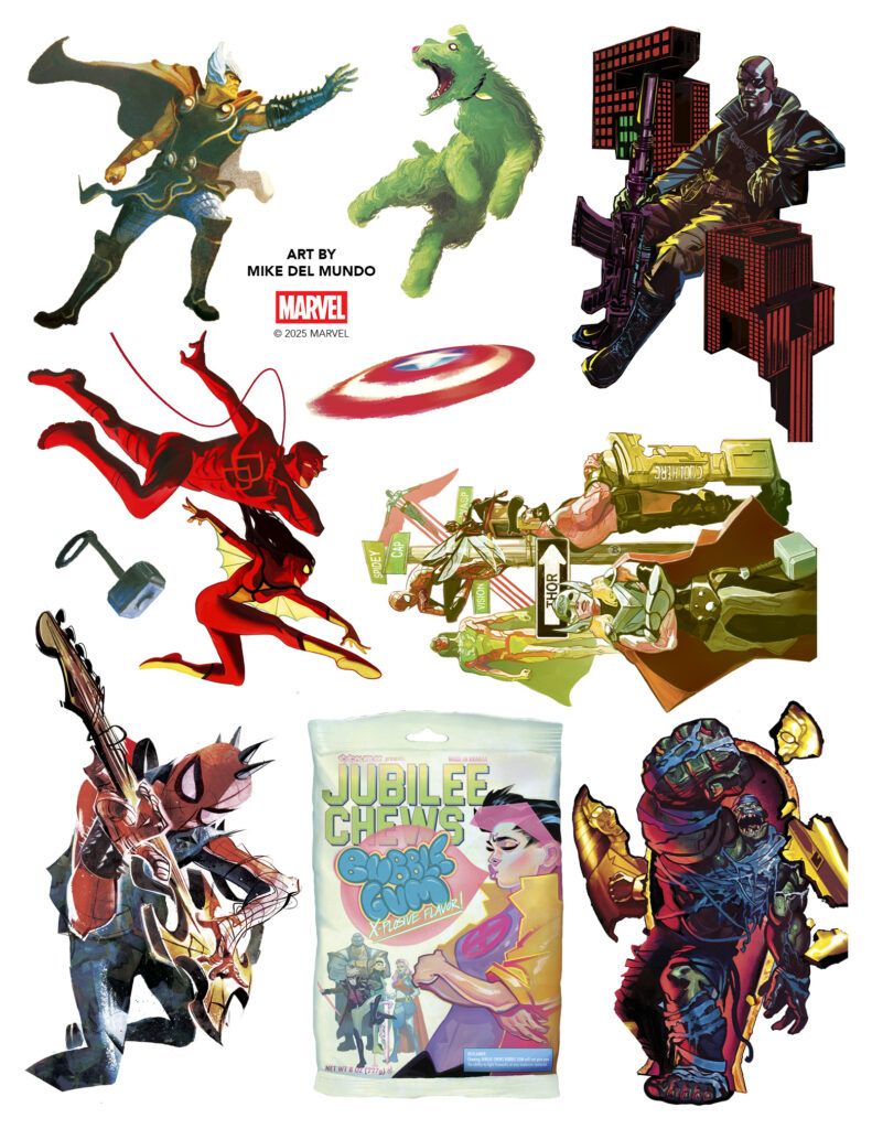 The Marvel Art of Mike Del Mundo
