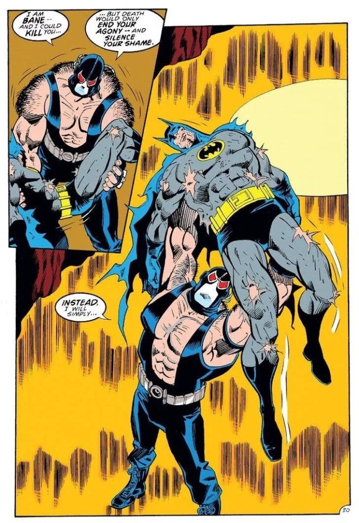 Shocking Moments in Batman Knightfall"